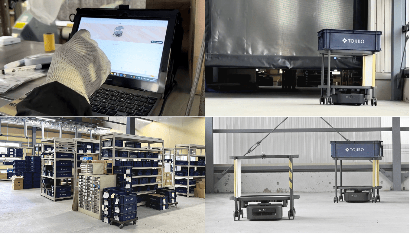 A typical day of automated inter-process transport